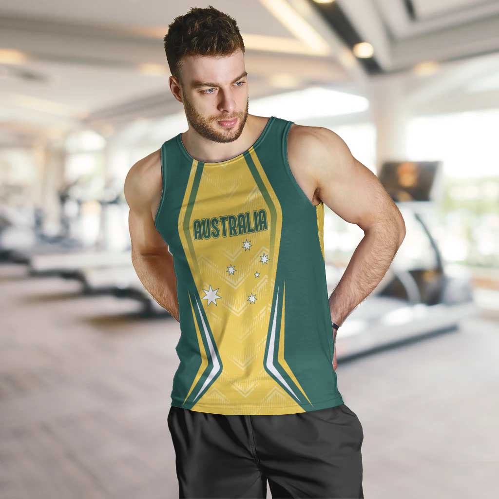 Australia 2024 Olympics Custom Men Tank Top Rise of the Roos