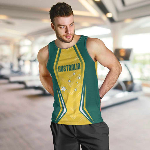 Australia 2024 Olympics Custom Men Tank Top Rise of the Roos