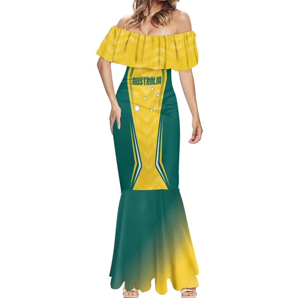 Australia 2024 Olympics Custom Mermaid Dress Rise of the Roos