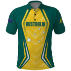 Australia 2024 Olympics Custom Polo Shirt Rise of the Roos