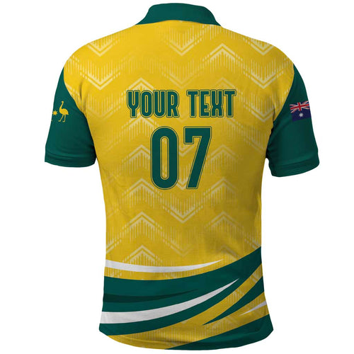 Australia 2024 Olympics Custom Polo Shirt Rise of the Roos