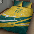 Australia 2024 Olympics Custom Quilt Bed Set Rise of the Roos