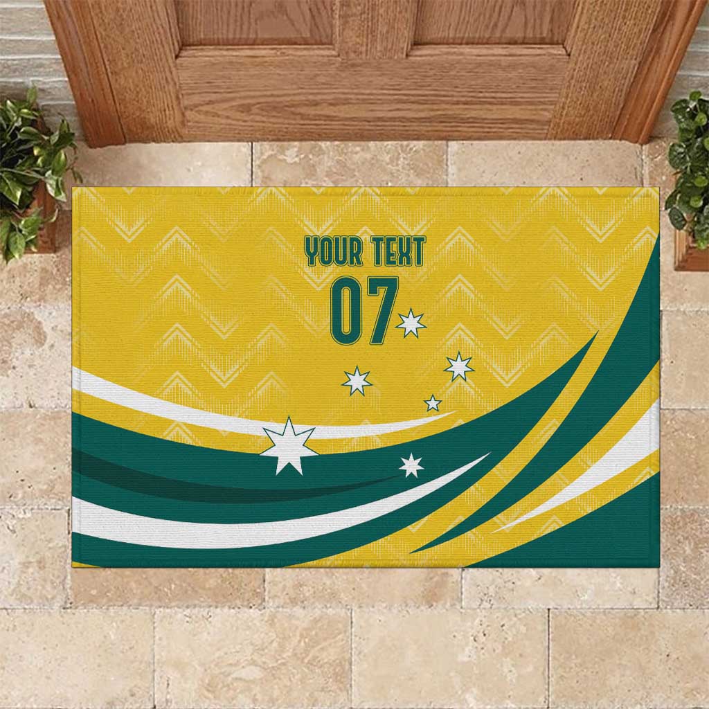 Australia 2024 Olympics Custom Rubber Doormat Rise of the Roos