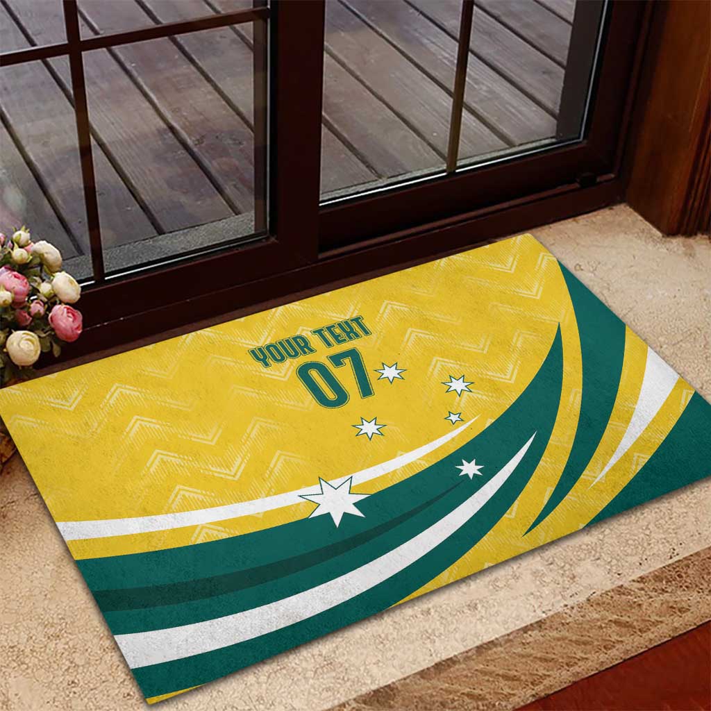 Australia 2024 Olympics Custom Rubber Doormat Rise of the Roos