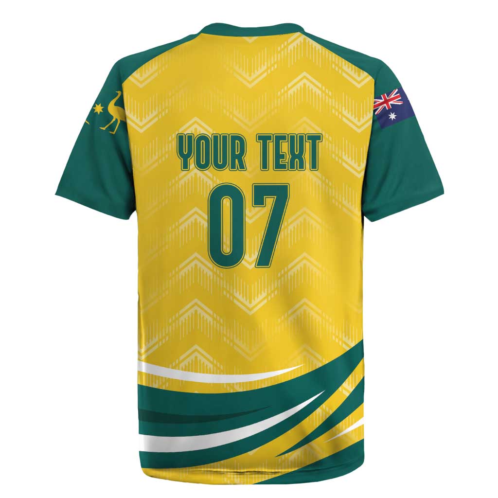 Australia 2024 Olympics Custom Rugby Jersey Rise of the Roos