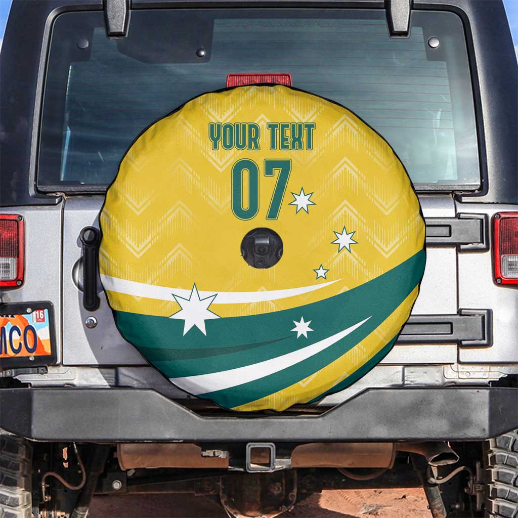 Australia 2024 Olympics Custom Spare Tire Cover Rise of the Roos