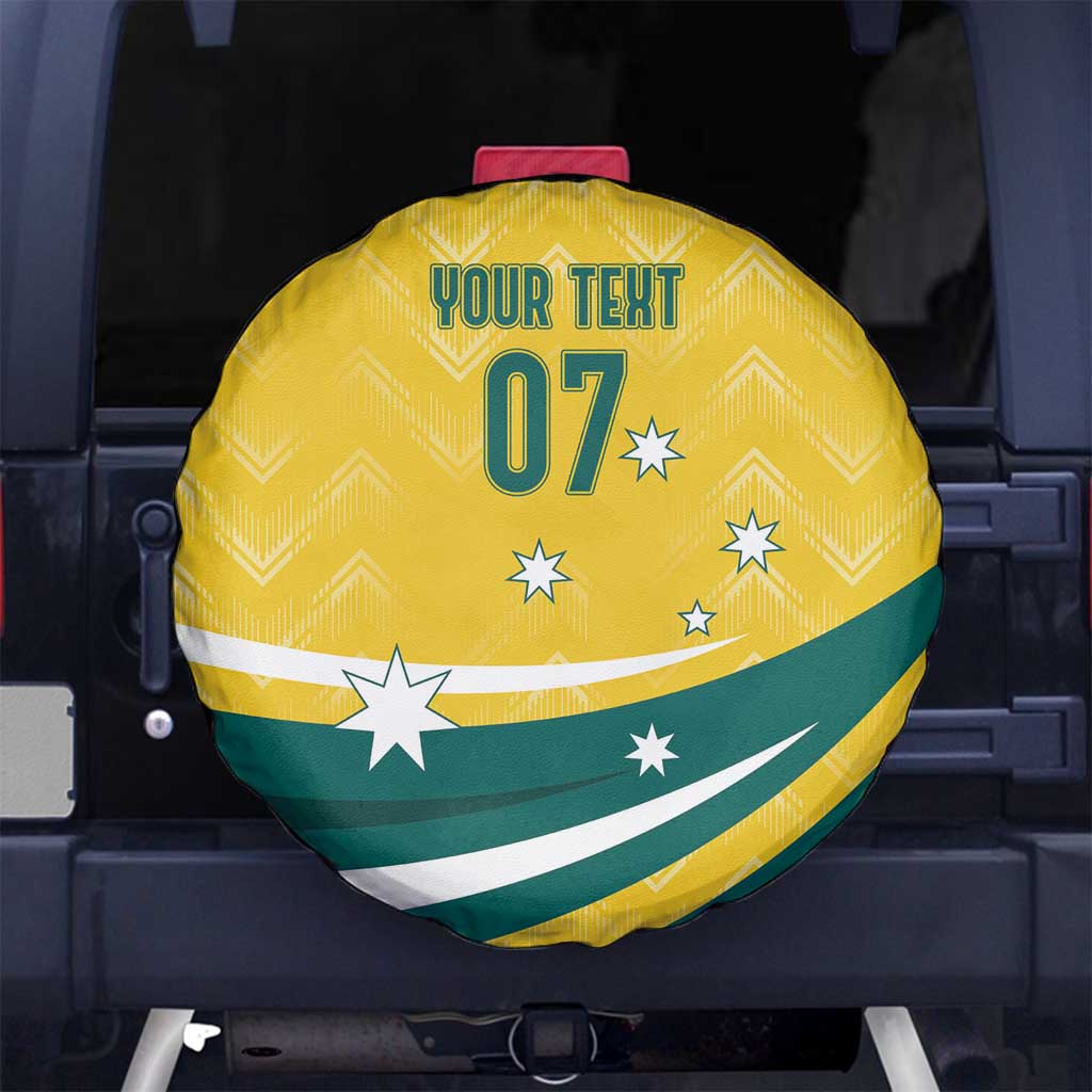 Australia 2024 Olympics Custom Spare Tire Cover Rise of the Roos