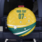 Australia 2024 Olympics Custom Spare Tire Cover Rise of the Roos