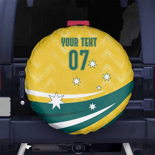 Australia 2024 Olympics Custom Spare Tire Cover Rise of the Roos