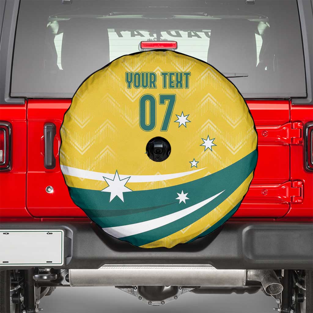 Australia 2024 Olympics Custom Spare Tire Cover Rise of the Roos