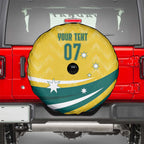 Australia 2024 Olympics Custom Spare Tire Cover Rise of the Roos