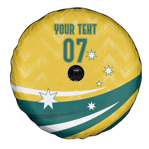 Australia 2024 Olympics Custom Spare Tire Cover Rise of the Roos