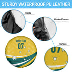 Australia 2024 Olympics Custom Spare Tire Cover Rise of the Roos