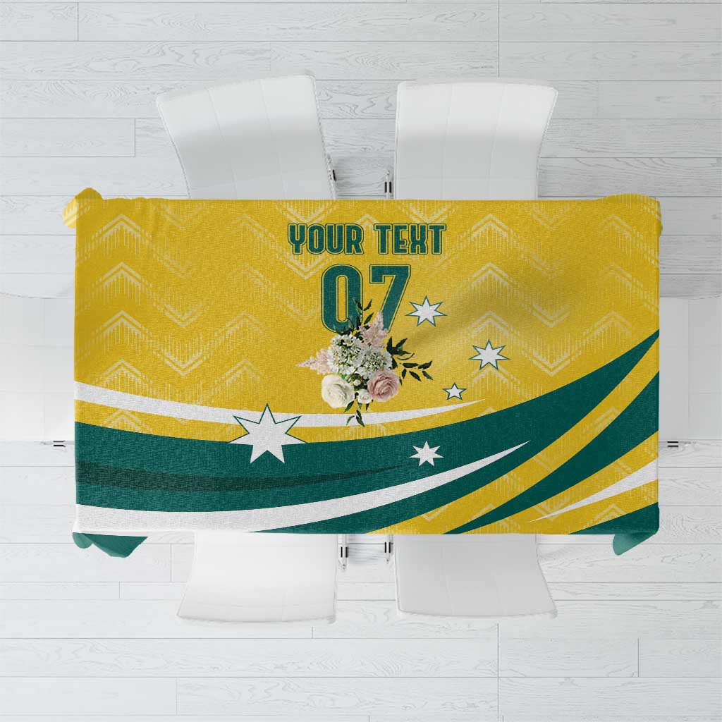 Australia 2024 Olympics Custom Tablecloth Rise of the Roos
