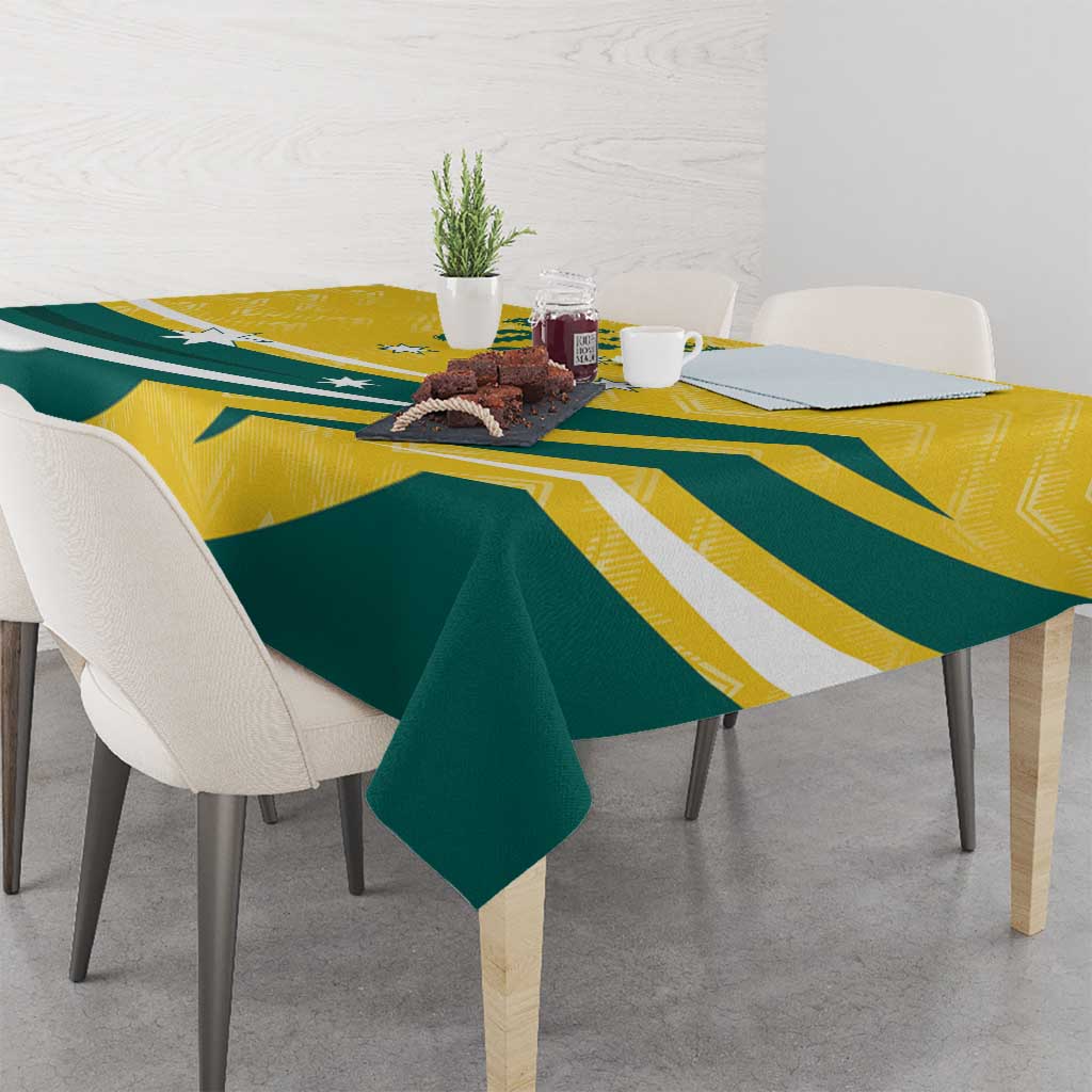 Australia 2024 Olympics Custom Tablecloth Rise of the Roos