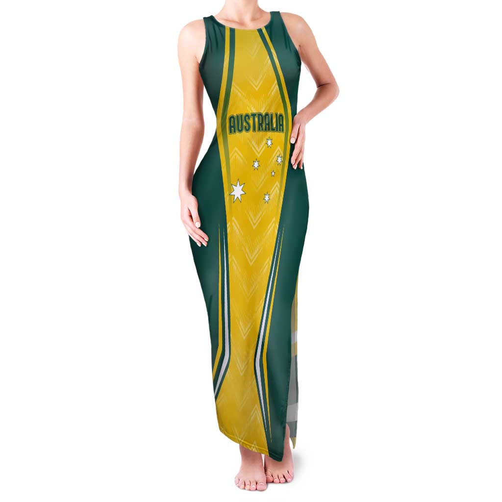 Australia 2024 Olympics Custom Tank Maxi Dress Rise of the Roos