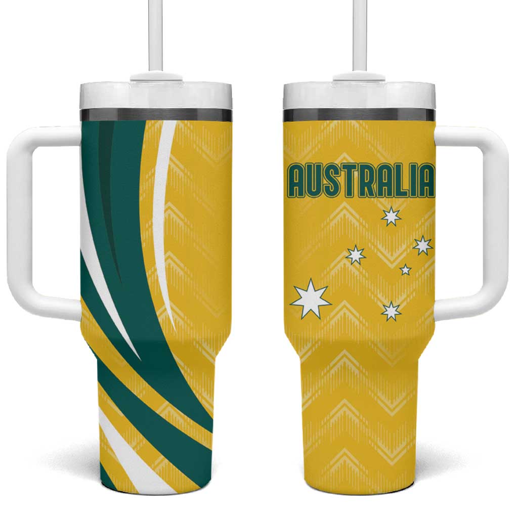 Australia 2024 Olympics Tumbler With Handle Rise of the Roos