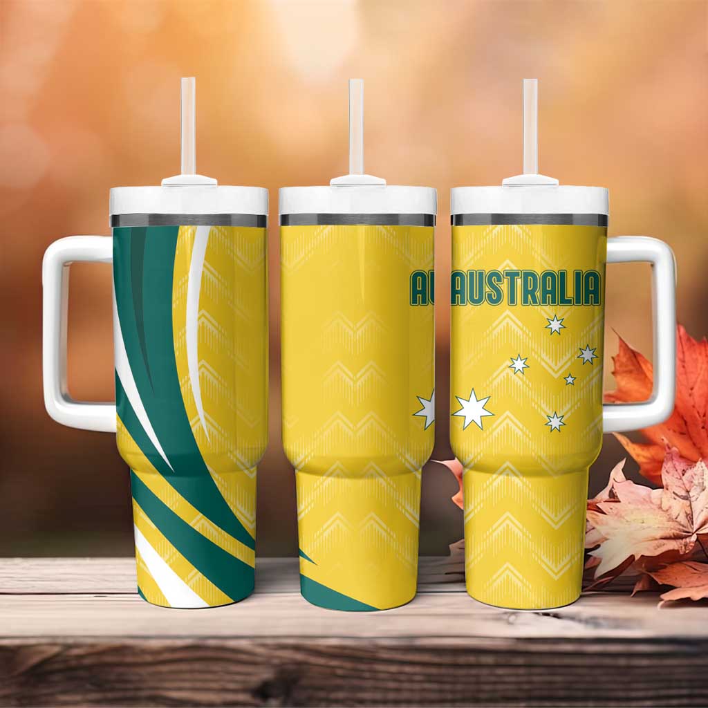 Australia 2024 Olympics Tumbler With Handle Rise of the Roos