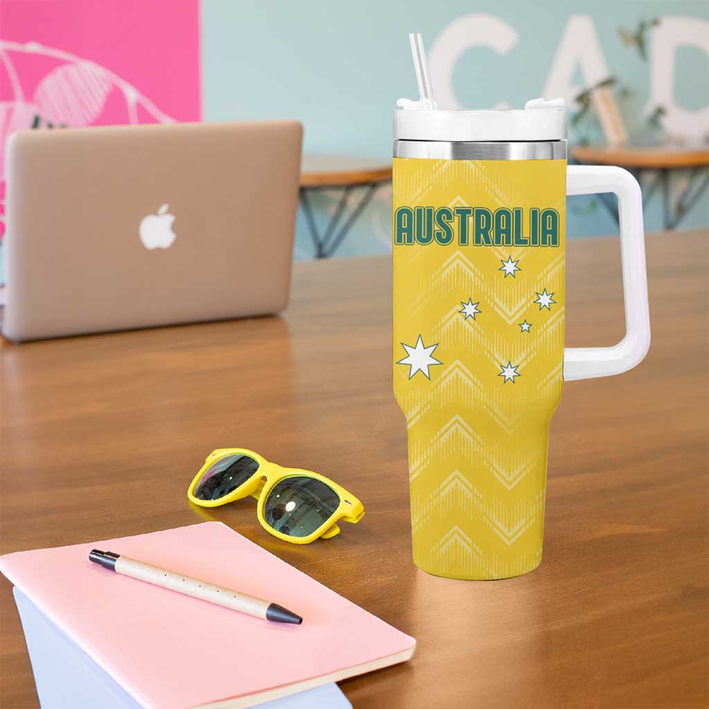 Australia 2024 Olympics Tumbler With Handle Rise of the Roos