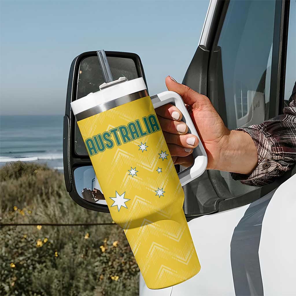 Australia 2024 Olympics Tumbler With Handle Rise of the Roos