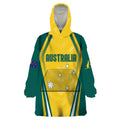 Australia 2024 Olympics Custom Wearable Blanket Hoodie Rise of the Roos