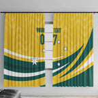 Australia 2024 Olympics Custom Window Curtain Rise of the Roos