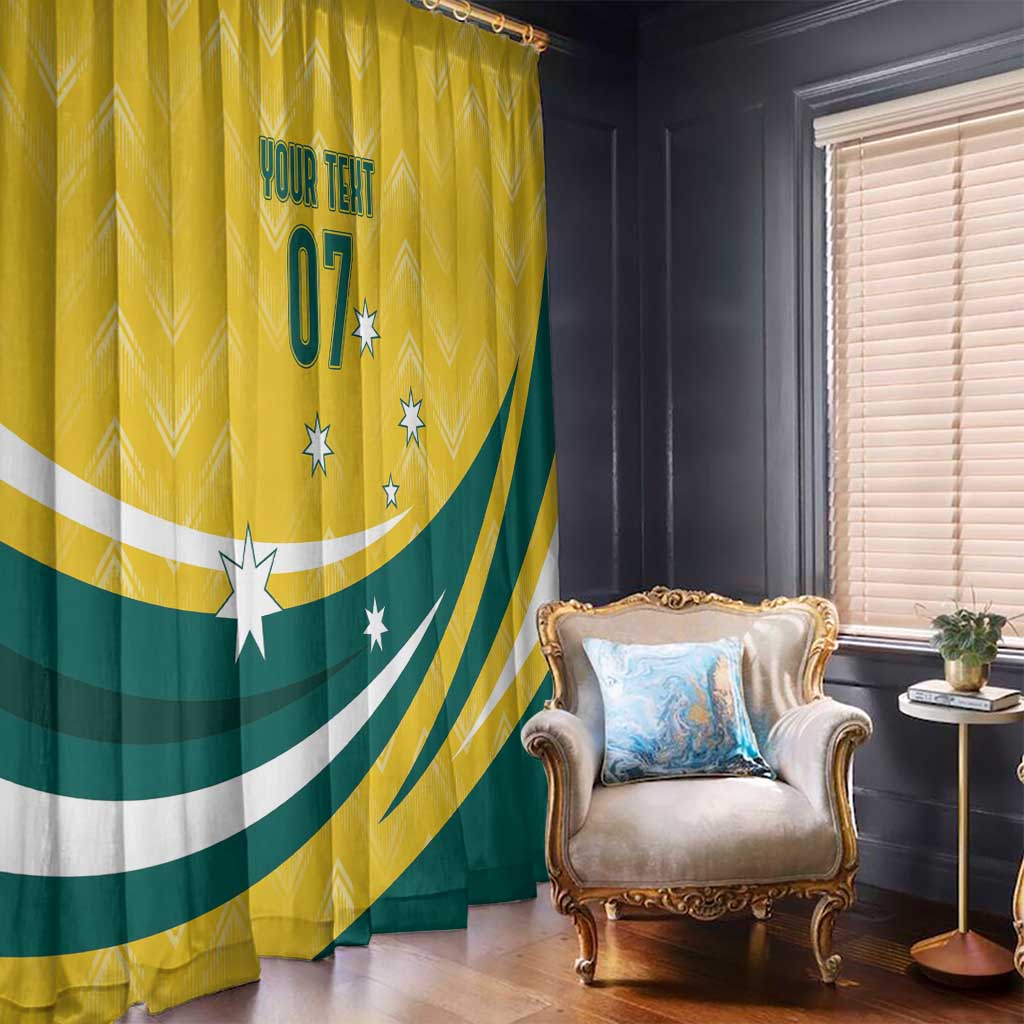Australia 2024 Olympics Custom Window Curtain Rise of the Roos