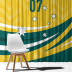 Australia 2024 Olympics Custom Window Curtain Rise of the Roos