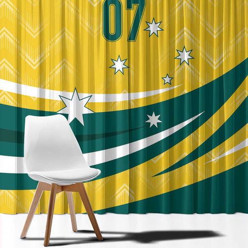 Australia 2024 Olympics Custom Window Curtain Rise of the Roos