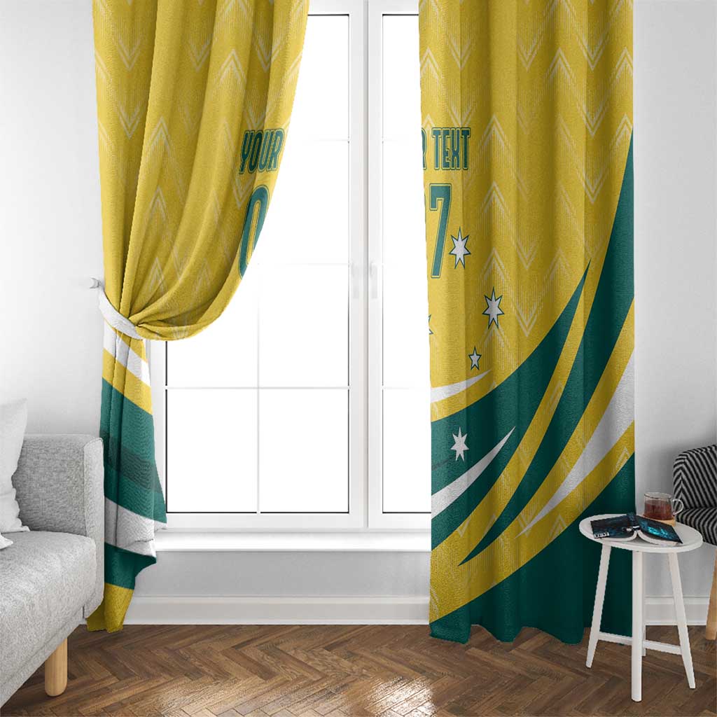 Australia 2024 Olympics Custom Window Curtain Rise of the Roos
