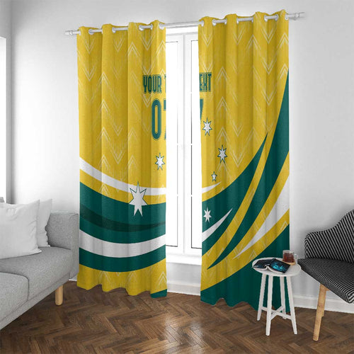 Australia 2024 Olympics Custom Window Curtain Rise of the Roos