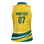 Australia 2024 Olympics Custom Women Sleeveless Polo Shirt Rise of the Roos