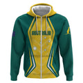 Australia 2024 Olympics Custom Zip Hoodie Rise of the Roos