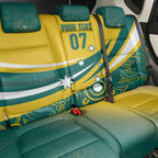 Australia 2024 Olympics Custom Back Car Seat Cover Rise of the Roos Aborignal Style