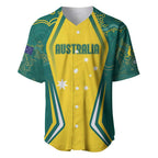 Australia 2024 Olympics Custom Baseball Jersey Rise of the Roos Aborignal Style