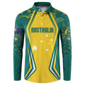 Australia 2024 Olympics Custom Button Sweatshirt Rise of the Roos Aborignal Style