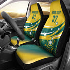 Australia 2024 Olympics Custom Car Seat Cover Rise of the Roos Aborignal Style