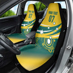 Australia 2024 Olympics Custom Car Seat Cover Rise of the Roos Aborignal Style