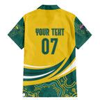 Australia 2024 Olympics Custom Family Matching Mermaid Dress and Hawaiian Shirt Rise of the Roos Aborignal Style