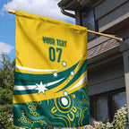 Australia 2024 Olympics Custom Garden Flag Rise of the Roos Aborignal Style