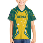 Australia 2024 Olympics Custom Hawaiian Shirt Rise of the Roos Aborignal Style