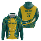 Australia 2024 Olympics Custom Hoodie Rise of the Roos Aborignal Style