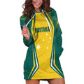 Australia 2024 Olympics Custom Hoodie Dress Rise of the Roos Aborignal Style