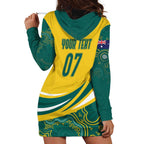 Australia 2024 Olympics Custom Hoodie Dress Rise of the Roos Aborignal Style