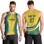 Australia 2024 Olympics Custom Men Tank Top Rise of the Roos Aborignal Style
