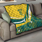 Australia 2024 Olympics Custom Quilt Rise of the Roos Aborignal Style
