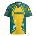 Australia 2024 Olympics Custom Rugby Jersey Rise of the Roos Aborignal Style