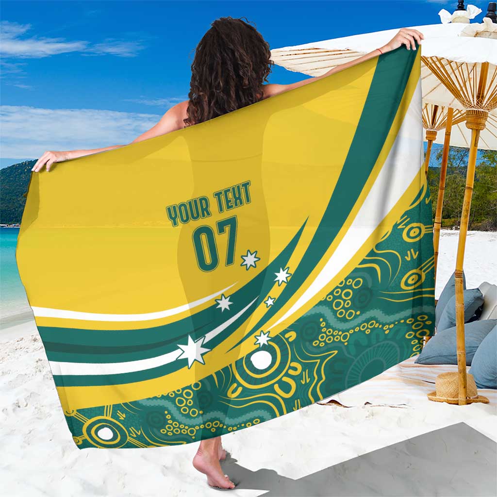 Australia 2024 Olympics Custom Sarong Rise of the Roos Aborignal Style