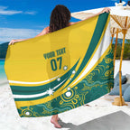 Australia 2024 Olympics Custom Sarong Rise of the Roos Aborignal Style