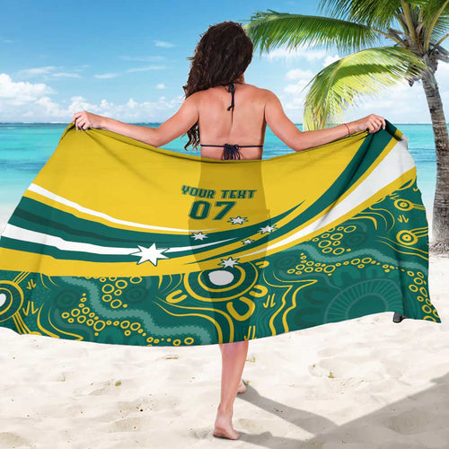 Australia 2024 Olympics Custom Sarong Rise of the Roos Aborignal Style